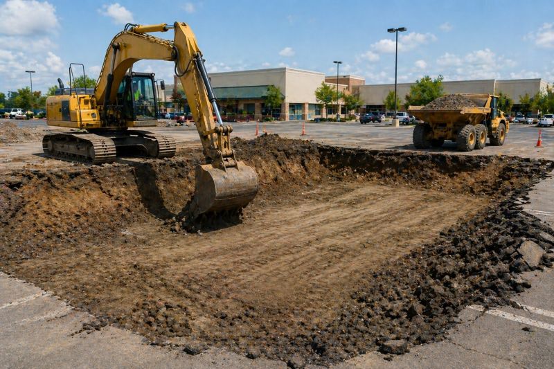 Parking Lot Gravel Repair in Park City, UT